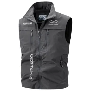 Oldsmobile Exclusive Logo Performance Multi-Pocket Sleeveless Vest OUFAV2100819OSZ - Oldsmobile Vest