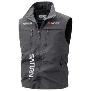 Saturn Exclusive Logo Performance Multi-Pocket Sleeveless Vest OUFAV2100819SRZ - Saturn Vest