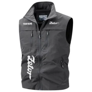Zetor Exclusive Logo Performance Multi-Pocket Sleeveless Vest OUFAV2100819ZTZ - Zetor Vest