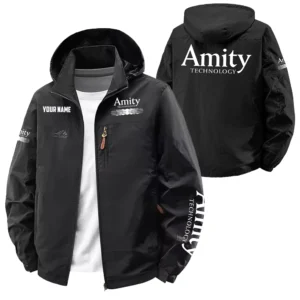 Amity Technology Exclusive Logo Performance Softshell Waterproof Outdoor Jacket Detachable Hood OUFAWOJA0819ATZ - Amity Technology Jacket
