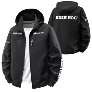 Bush Hog Exclusive Logo Performance Softshell Waterproof Outdoor Jacket Detachable Hood OUFAWOJA0819BHZ - Bush Hog Jacket