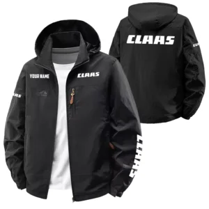 Claas Exclusive Logo Performance Softshell Waterproof Outdoor Jacket Detachable Hood OUFAWOJA0819CLZ - Claas Jacket