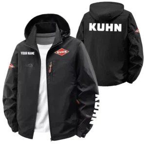 Kuhn Exclusive Logo Performance Softshell Waterproof Outdoor Jacket Detachable Hood OUFAWOJA0819KNZ - Kuhn Jacket