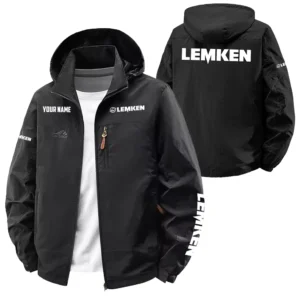Lemken Exclusive Logo Performance Softshell Waterproof Outdoor Jacket Detachable Hood OUFAWOJA0819LKZ - Lemken Jacket