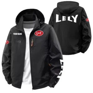 Lely Exclusive Logo Performance Softshell Waterproof Outdoor Jacket Detachable Hood OUFAWOJA0819LLZ - Lely Jacket