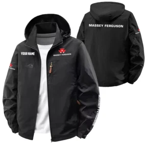 Massey Ferguson Exclusive Logo Performance Softshell Waterproof Outdoor Jacket Detachable Hood OUFAWOJA0819MFZ - Massey Ferguson Jacket
