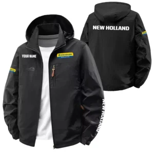 New Holland Exclusive Logo Performance Softshell Waterproof Outdoor Jacket Detachable Hood OUFAWOJA0819NHZ - New Holland Jacket