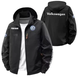 Volkswagen Exclusive Logo Performance Softshell Waterproof Outdoor Jacket Detachable Hood OUFAWOJA0819VWZ - Volkswagen Jacket