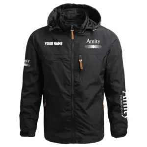 Amity Technology Exclusive Logo Performance Waterproof Outdoor Jacket Detachable Hood OUFAWOJC0819ATZ - Amity Technology Jacket