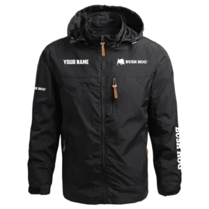 Bush Hog Exclusive Logo Performance Waterproof Outdoor Jacket Detachable Hood OUFAWOJC0819BHZ - Bush Hog Jacket