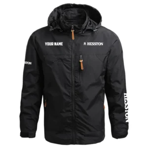 Hesston Exclusive Logo Performance Waterproof Outdoor Jacket Detachable Hood OUFAWOJC0819HTZ - Hesston Jacket