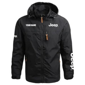 Jeep Exclusive Logo Performance Waterproof Outdoor Jacket Detachable Hood OUFAWOJC0819JEZ - Jeep Jacket
