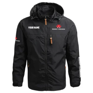 Massey Ferguson Exclusive Logo Performance Waterproof Outdoor Jacket Detachable Hood OUFAWOJC0819MFZ - Massey Ferguson Jacket