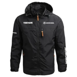 Monosem Exclusive Logo Performance Waterproof Outdoor Jacket Detachable Hood OUFAWOJC0819MOZ - Monosem Jacket