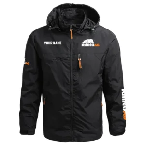 RhinoAg Exclusive Logo Performance Waterproof Outdoor Jacket Detachable Hood OUFAWOJC0819RAZ - RhinoAg Jacket