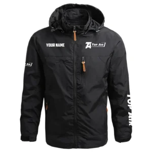 Top Air Exclusive Logo Performance Waterproof Outdoor Jacket Detachable Hood OUFAWOJC0819TAZ - Top Air Jacket