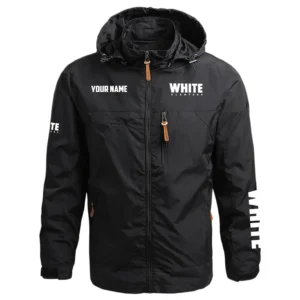 White Planters Exclusive Logo Performance Waterproof Outdoor Jacket Detachable Hood OUFAWOJC0819WPZ - White Planters Jacket