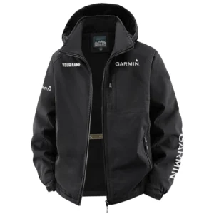 Garmin Exclusive Logo Performance Fleece Windbreaker Jacket Detachable Hood TTFSV202C0819GZ - Garmin Jacket