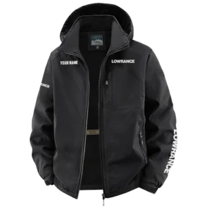 Lowrance Exclusive Logo Performance Fleece Windbreaker Jacket Detachable Hood TTFSV202C0819LZ - Lowrance Jacket
