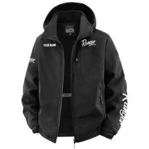 Ranger Exclusive Logo Performance Fleece Windbreaker Jacket Detachable Hood TTFSV202C0819RBZ - Ranger Jacket