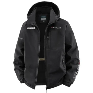Vexus Exclusive Logo Performance Fleece Windbreaker Jacket Detachable Hood TTFSV202C0819VBZ - Vexus Jacket