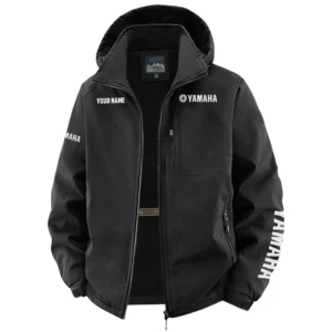 Yamaha Exclusive Logo Performance Fleece Windbreaker Jacket Detachable Hood TTFSV202C0819YZ - Yamaha Jacket