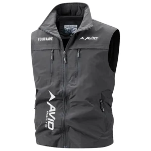 Avid Exclusive Logo Performance Multi-Pocket Sleeveless Vest TTFSV2100819AVZ - Avid Vest