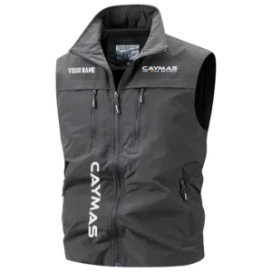 Caymas Exclusive Logo Performance Multi-Pocket Sleeveless Vest TTFSV2100819CBZ - Caymas Vest
