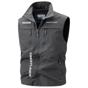 Crestliner Exclusive Logo Performance Multi-Pocket Sleeveless Vest TTFSV2100819CLZ - Crestliner Vest