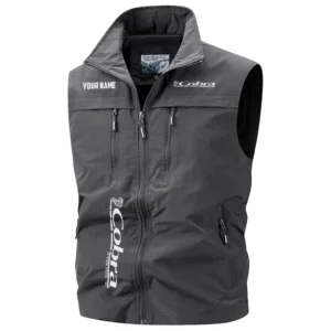 Cobra Exclusive Logo Performance Multi-Pocket Sleeveless Vest TTFSV2100819COZ - Cobra Vest