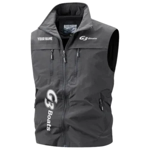 G3 Exclusive Logo Performance Multi-Pocket Sleeveless Vest TTFSV2100819G3Z - G3 Vest