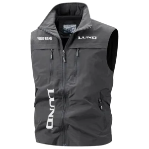 Lund Exclusive Logo Performance Multi-Pocket Sleeveless Vest TTFSV2100819LBZ - Lund Vest
