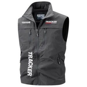 Tracker Exclusive Logo Performance Multi-Pocket Sleeveless Vest TTFSV2100819TRZ - Tracker Vest