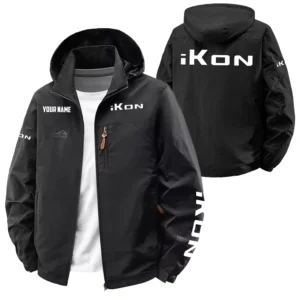 Ikon Exclusive Logo Performance Softshell Waterproof Outdoor Jacket Detachable Hood TTFSWOJA0819IBZ - Ikon Jacket