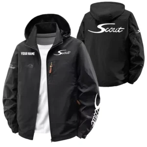 Scout Exclusive Logo Performance Softshell Waterproof Outdoor Jacket Detachable Hood TTFSWOJA0819SSZ - Scout Jacket