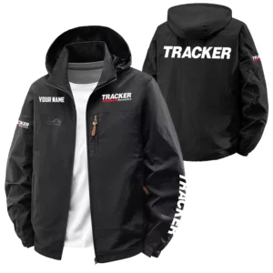 Tracker Exclusive Logo Performance Softshell Waterproof Outdoor Jacket Detachable Hood TTFSWOJA0819TRZ - Tracker Jacket