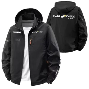 War Eagle Exclusive Logo Performance Softshell Waterproof Outdoor Jacket Detachable Hood TTFSWOJA0819WEZ - War Eagle Jacket