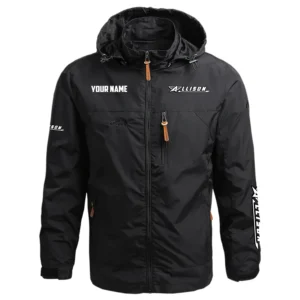 Allison Exclusive Logo Performance Waterproof Outdoor Jacket Detachable Hood TTFSWOJCN2510ALZ - Allison Jacket