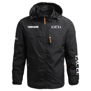 Excel Exclusive Logo Performance Waterproof Outdoor Jacket Detachable Hood TTFSWOJCN2510EXZ - Excel Jacket