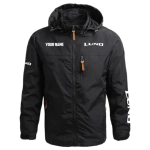 Lund Exclusive Logo Performance Waterproof Outdoor Jacket Detachable Hood TTFSWOJCN2510LBZ - Lund Jacket