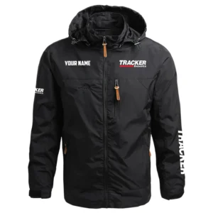 Tracker Exclusive Logo Performance Waterproof Outdoor Jacket Detachable Hood TTFSWOJCN2510TRZ - Tracker Jacket