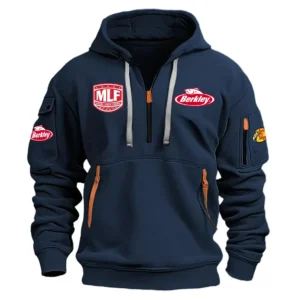 Berkley Major League Fishing Half Zipper Hoodie HCAH11501BKML - Berkley Major League Fishing Hoodie