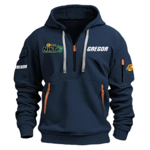 Gregor National Walleye Tour Performance Half Zipper Hoodie HCAH11501GRNW - Gregor National Walleye Tour Hoodie