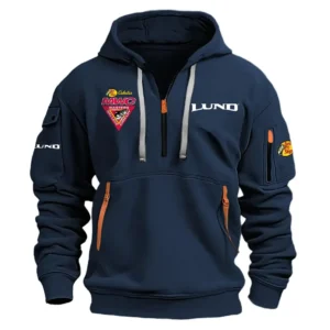 Lund Masters Walleye Circuit Half Zipper Hoodie HCAH11501LBMW - Lund Masters Walleye Circuit Hoodie