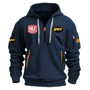 Lew's Major League Fishing Half Zipper Hoodie HCAH11501LSML - Lew's Major League Fishing Hoodie