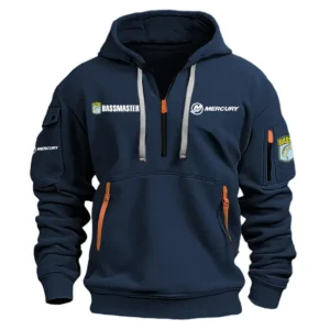 Mercury Bassmaster Half Zipper Hoodie HCAH11501MW - Mercury Bassmaster Hoodie