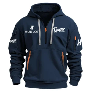 Ranger Hublot Exclusive Logo Performance Half Zipper Hoodie HCAH11501RBHB - Ranger Hublot Hoodie
