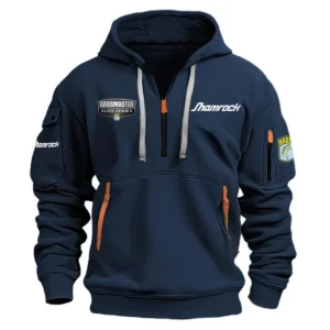 Shamrock Bassmaster Elite Tournament Performance Half Zipper Hoodie HCAH11501SHE - Shamrock Bassmaster Elite Tournament Hoodie