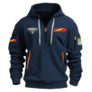 Storm Bassmaster Elite Tournament Performance Half Zipper Hoodie HCAH11501SOE - Storm Bassmaster Elite Tournament Hoodie