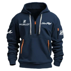 Sea Ray Hublot Exclusive Logo Performance Half Zipper Hoodie HCAH11501SYHB - Sea Ray Hublot Hoodie